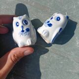 Ceramic Salt and Pepper Shaker Owls
