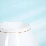 Vintage glass table lamp from the 70s, space age mushroom.