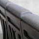 Guillerme et Chambron oak mid-century modular sofa