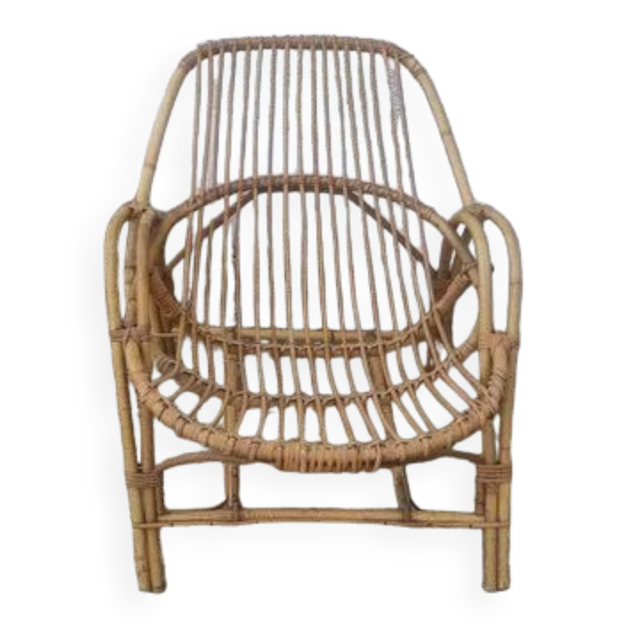 Bamboo armchair