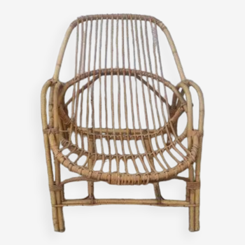 Bamboo armchair