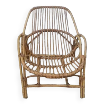 Bamboo armchair