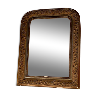 Louis Philippe mirror, gilded carved wood frame