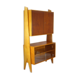 Vintage Wall Unit Bookcase, 1960s