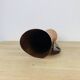Scandinavian copper and teak vase from the 60s