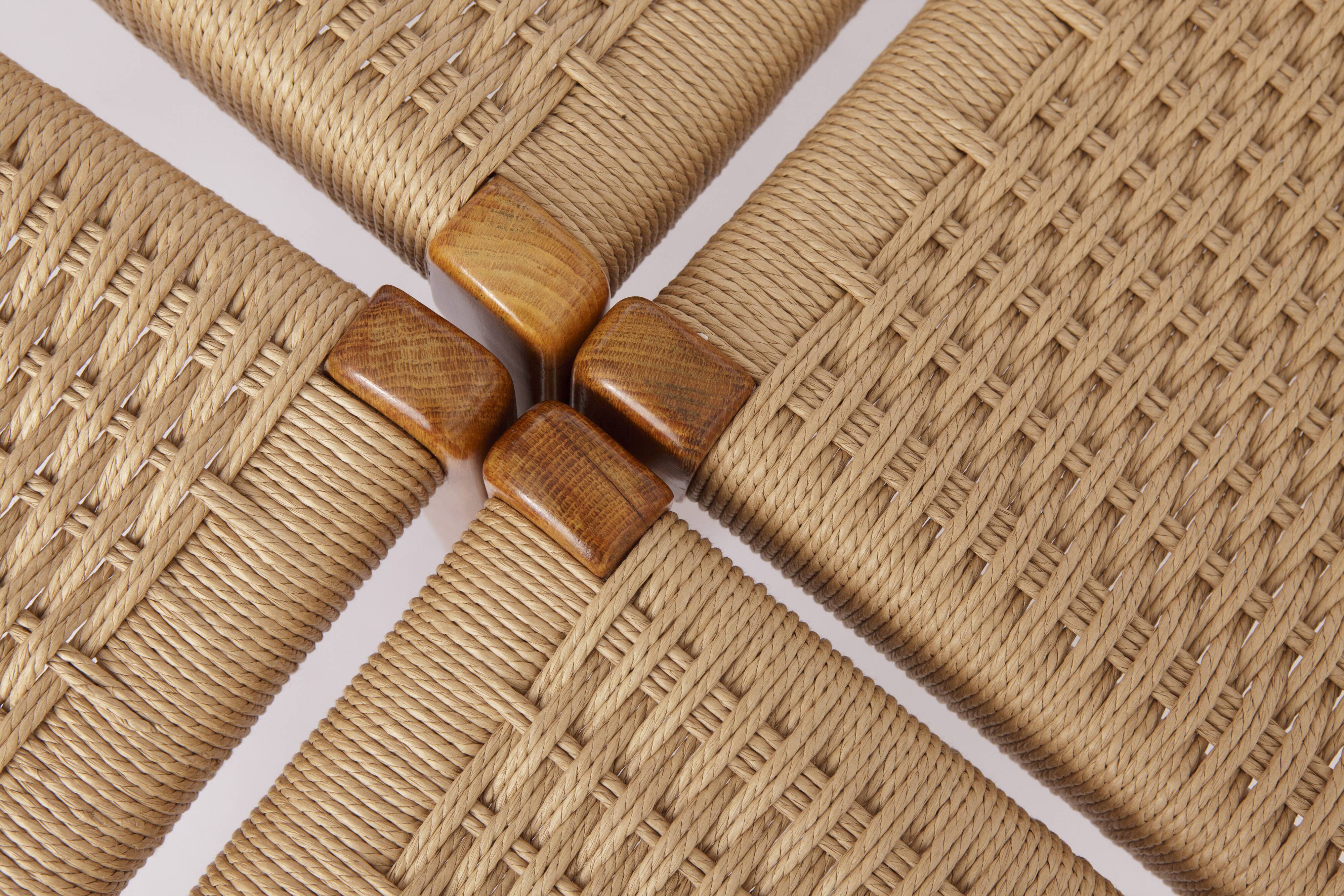 Set 4 chairs model 77 by Niels Møller Chairs 1950