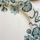 Lot de 6 assiettes plates Terre de Fer "Nénuphar" R&A Salins