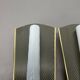 set of 2 large 37cm "honeycomb" theatre Wall Light elements, Germany, 1950