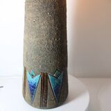 Sweden Carlsson ceramic lamp for Tilgmans 1960 vintage