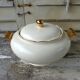 Soup tureen - vegetable bowl Villeroy & Boch Mettlach ivory and gold
