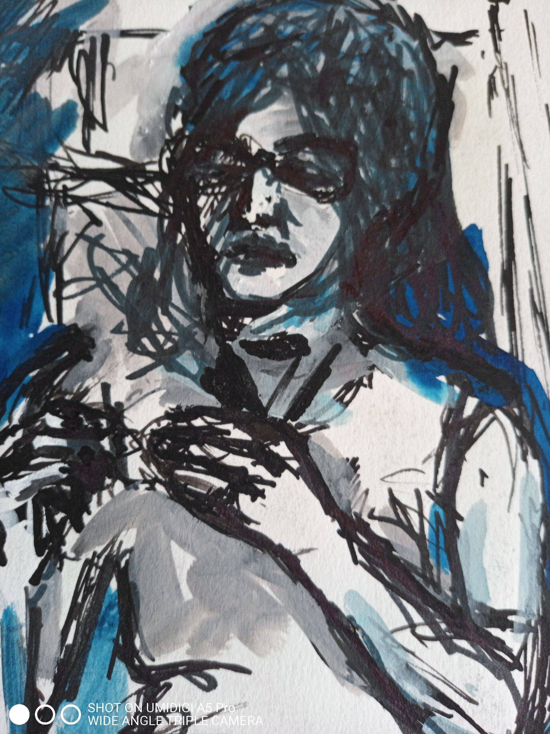 Gouache on paper, signed Pierre Lacroux (1909-1993) and dated 81