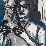 Gouache on paper, signed Pierre Lacroux (1909-1993) and dated 81