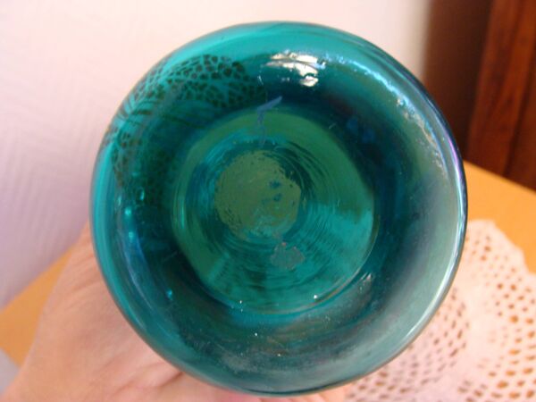 Vase Legras au dahlia