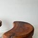 Vintage tripod stool trio