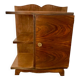 Veneer bedside table and handle flower art deco 30s