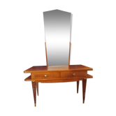 Set vintage dressing table art deco style and bedside extra furniture