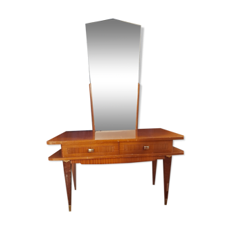 Set vintage dressing table art deco style and bedside extra furniture