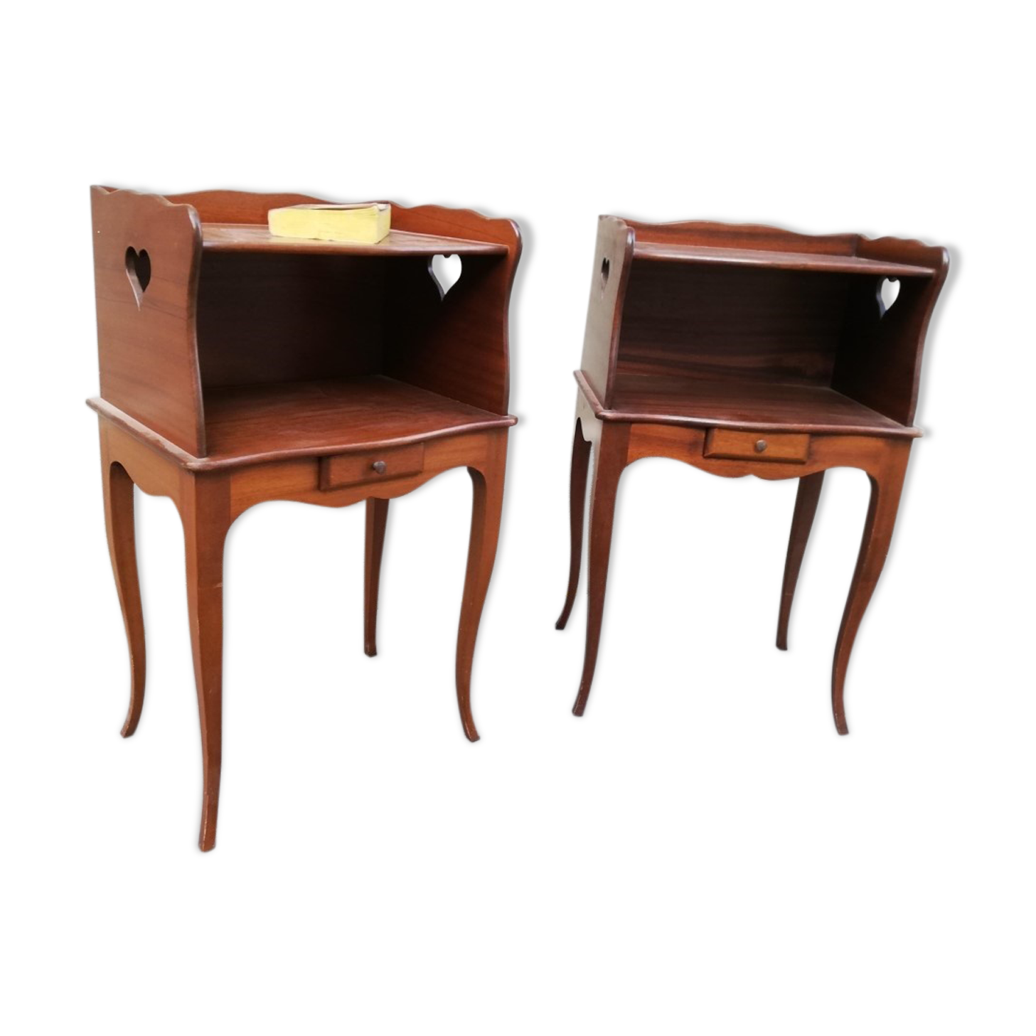 Pair of vintage bedside tables