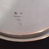 Christofle cc (before 1935) / set of 2 silver metal bottle coasters