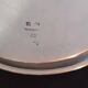 Christofle cc (before 1935) / set of 2 silver metal bottle coasters