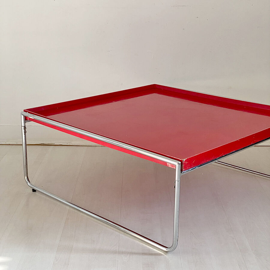 Coffee table "trays square" by Kartell by Piero Lissoni 2003