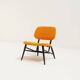 Scandinavian Lounge Chair from the Mid-1950s with a Stunning Frame