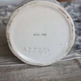 Vintage ceramic candy box with braided and slip