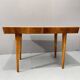 Table à manger réglable en noyer par Setona, années 1950, Tchécoslovaquie