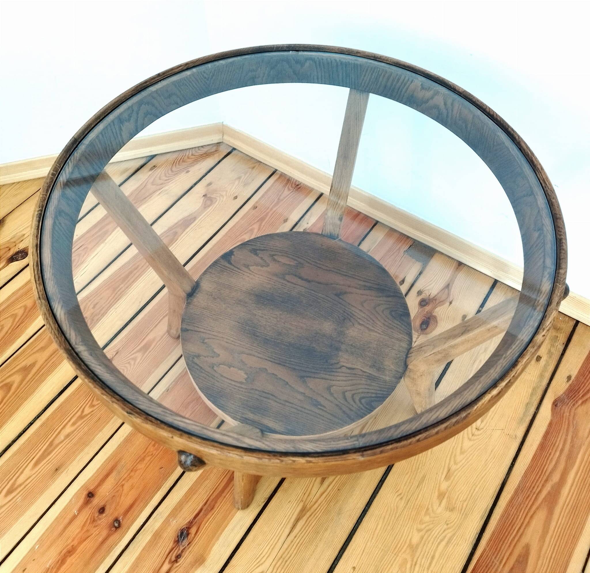 Coffee Table attributed to K. Kozelka for Interier Praha, Former Czechoslovakia, 1930s