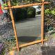 Vintage bamboo mirror 61x79cm