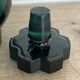 Art Deco glass bottle flask