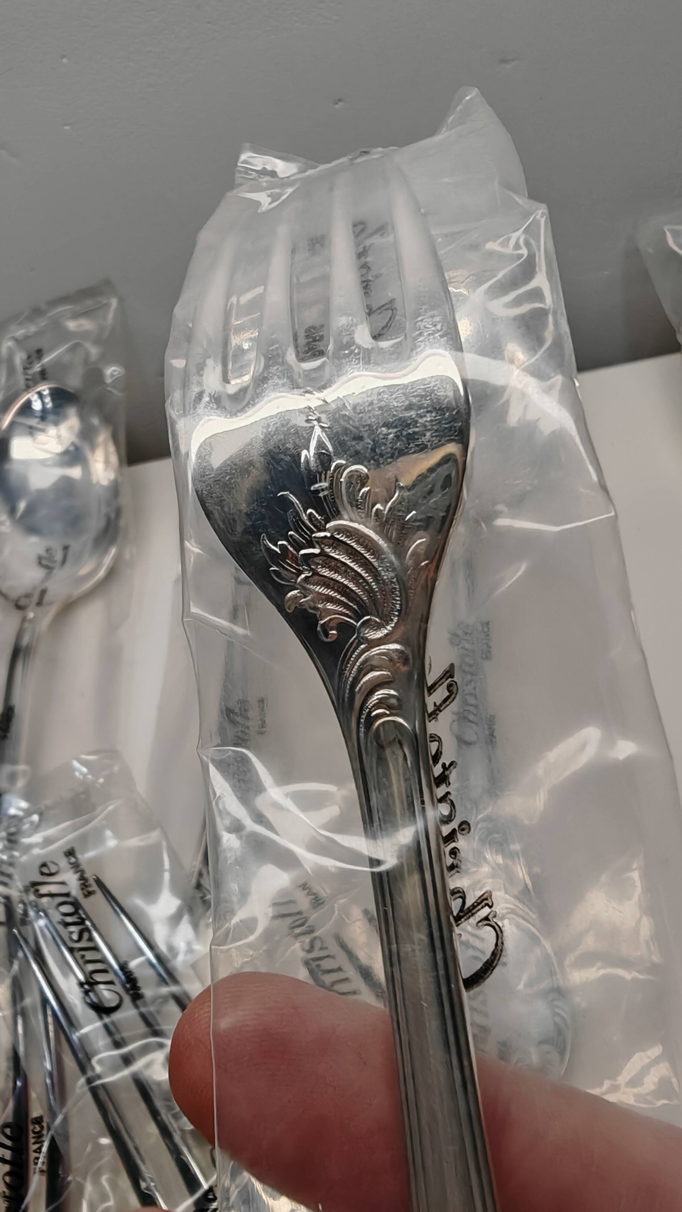 Christofle Marly cutlery set (6 forks + 6 soup spoons)