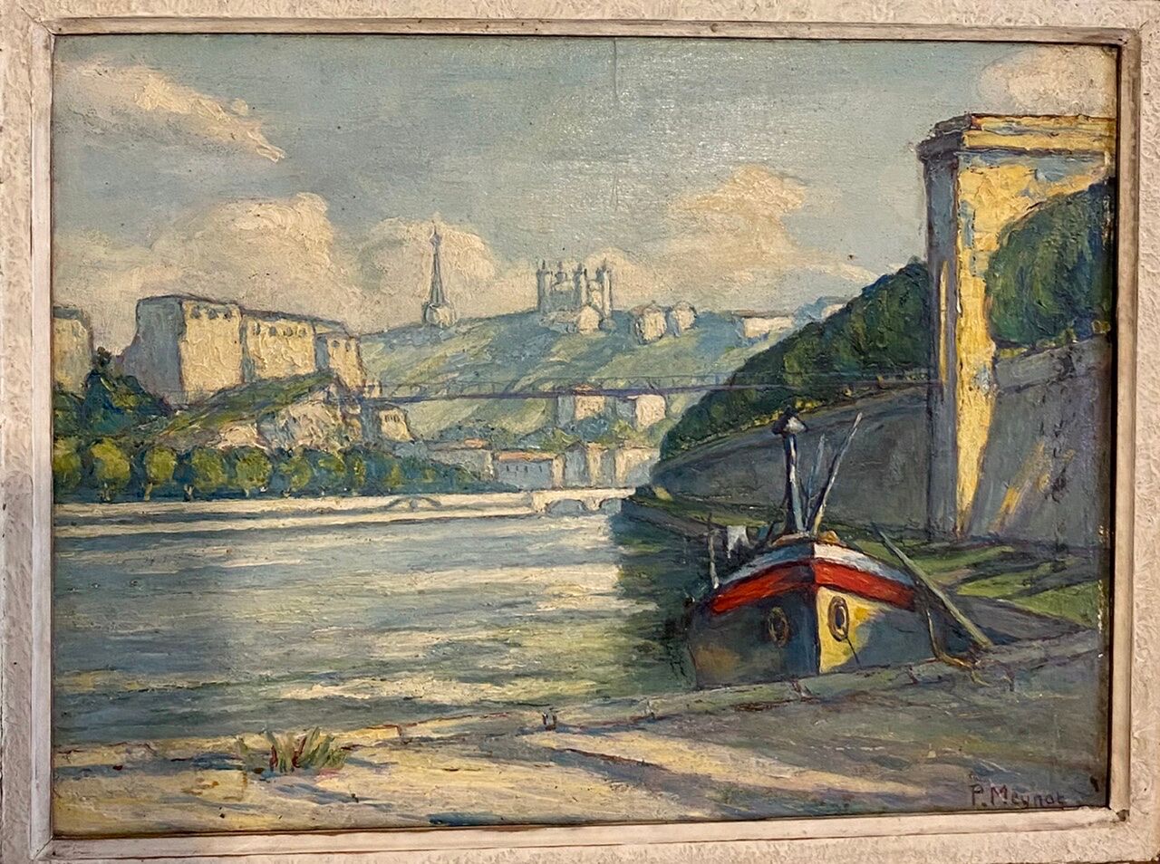 Old painting, signed marine, 50s/60s