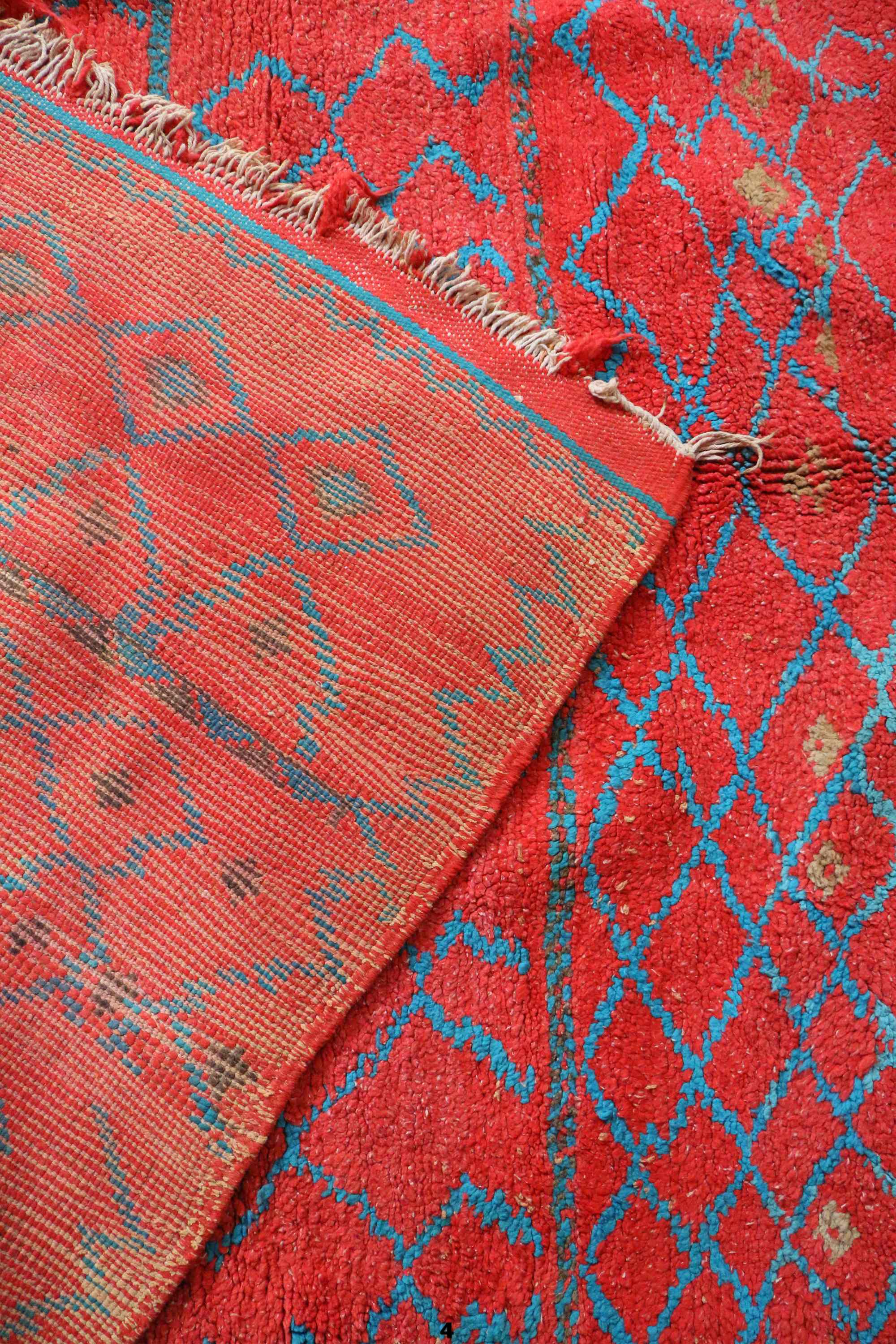 Tapis abstrait marocain - 138 x 200 cm