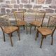 4 chaises de café baumann 1960