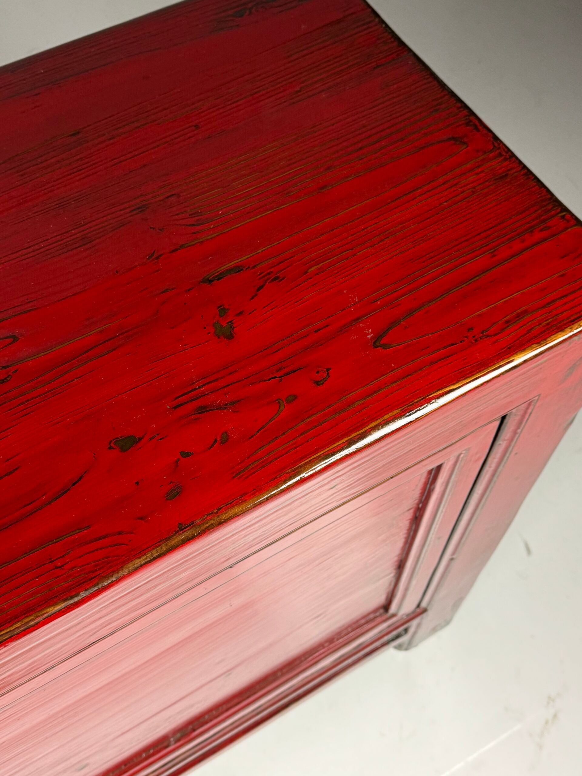 Chinese sideboard red