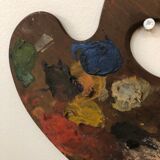 Wooden painter's palette
