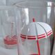 Set of 4 orangeade glasses, Made in Yugoslavia