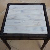 Coffee table bamboo with wooden top