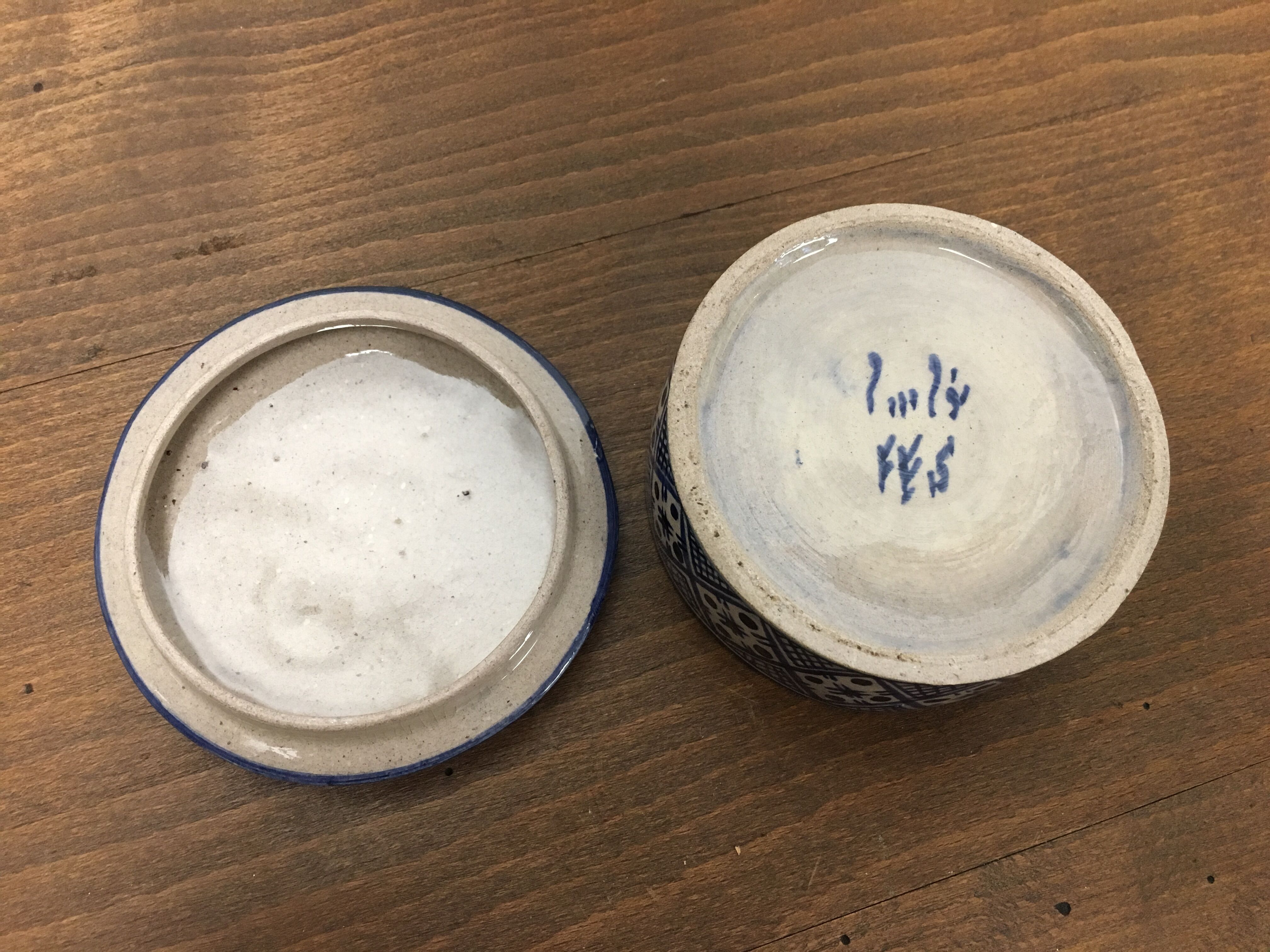 Moroccan ceramic box