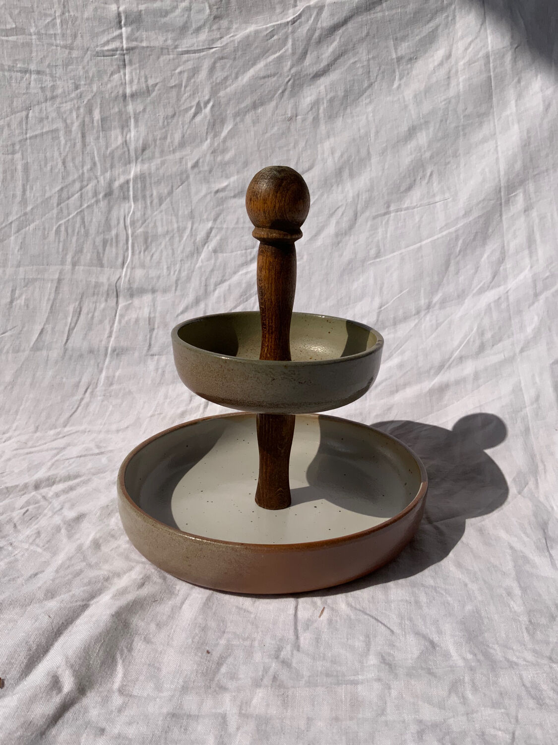 Serviteur grès Selency x Monoprix Croisé Laroche