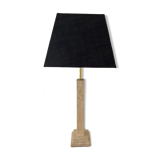 Vintage travertine lamp from the 70s