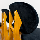 Set of 3 chairs by Juliusz Kędziorek 1960's