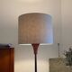 Art Deco floor lamp in solid mahogany 1940s