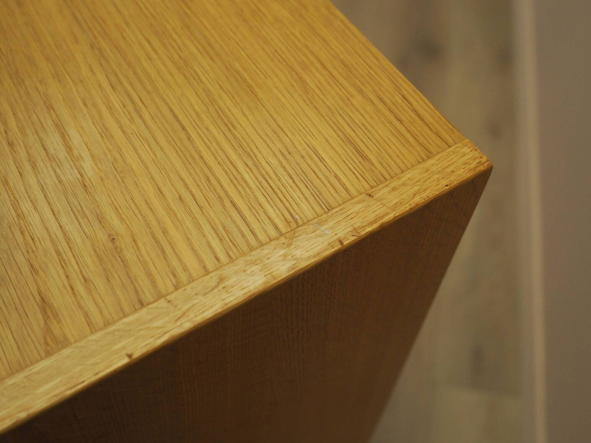 Ash veneer chest of drawers, Denmark, 1970s
