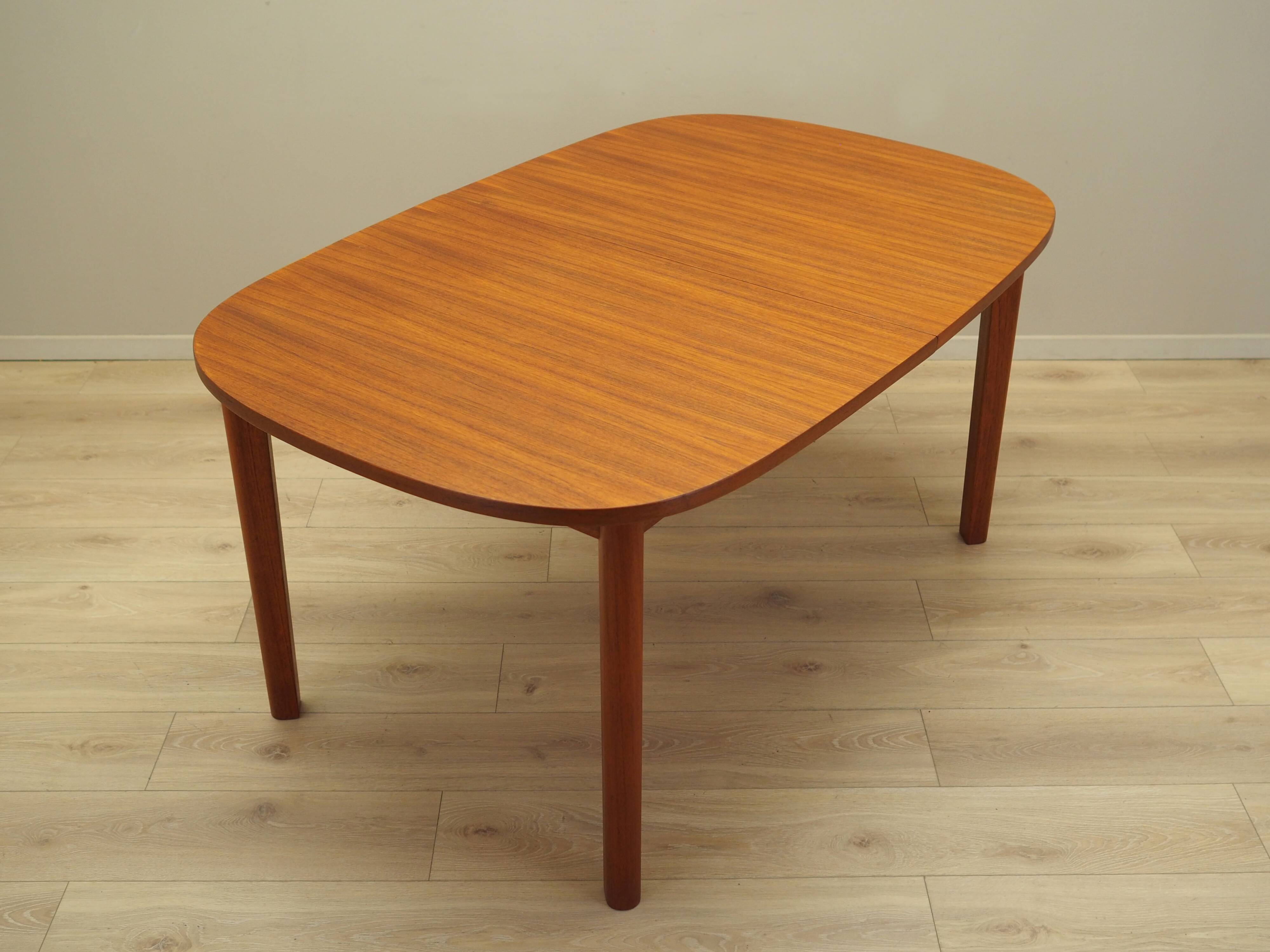 Teak table, Danish design, 1970s, manufacturer: Farstrup Møbler
