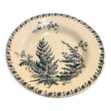 Assiette ancienne porcelaine opaline de Gien