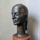 Handcrafted bronze bust sculpture