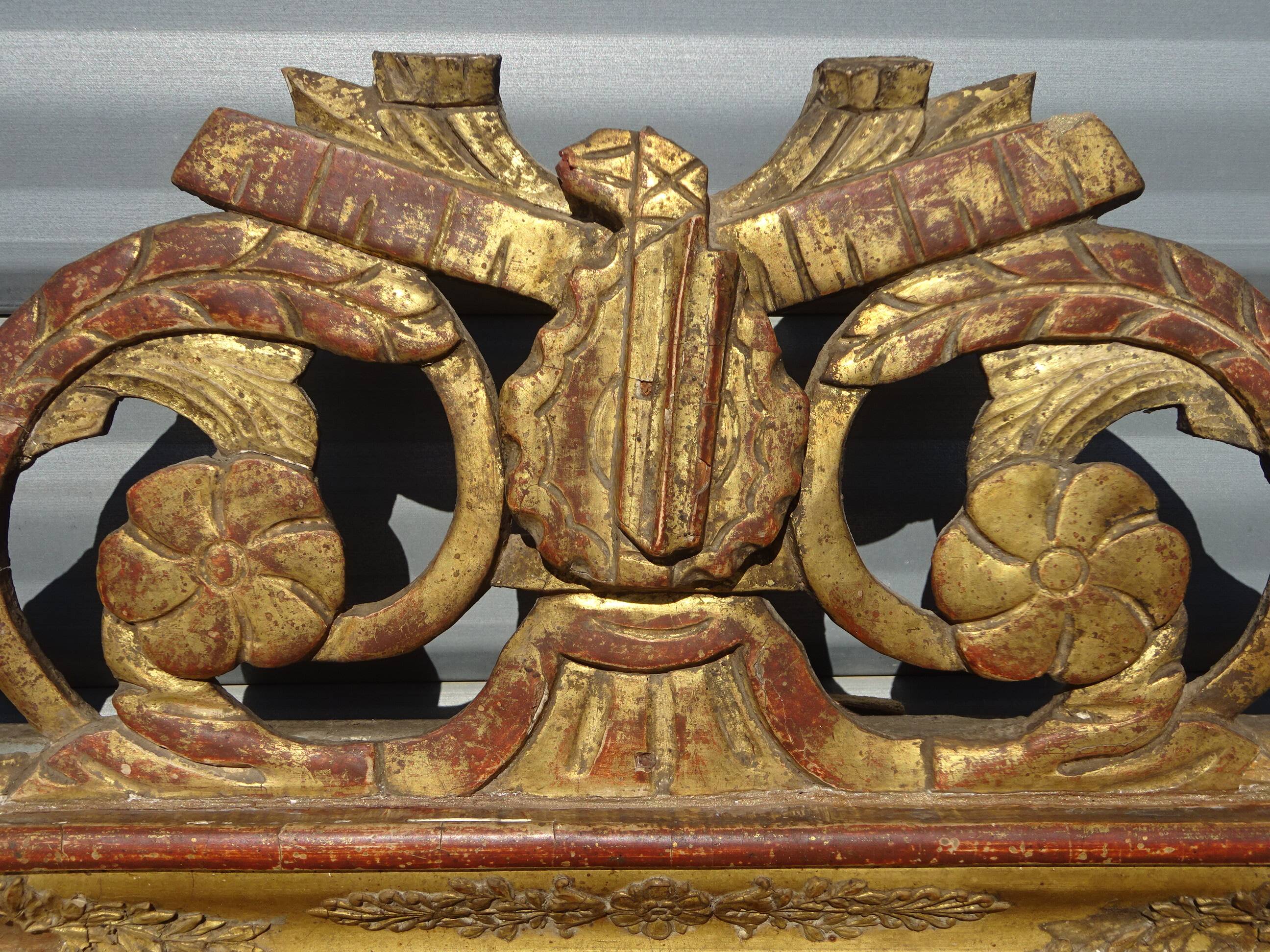 Very old Louis XVI style mirror.