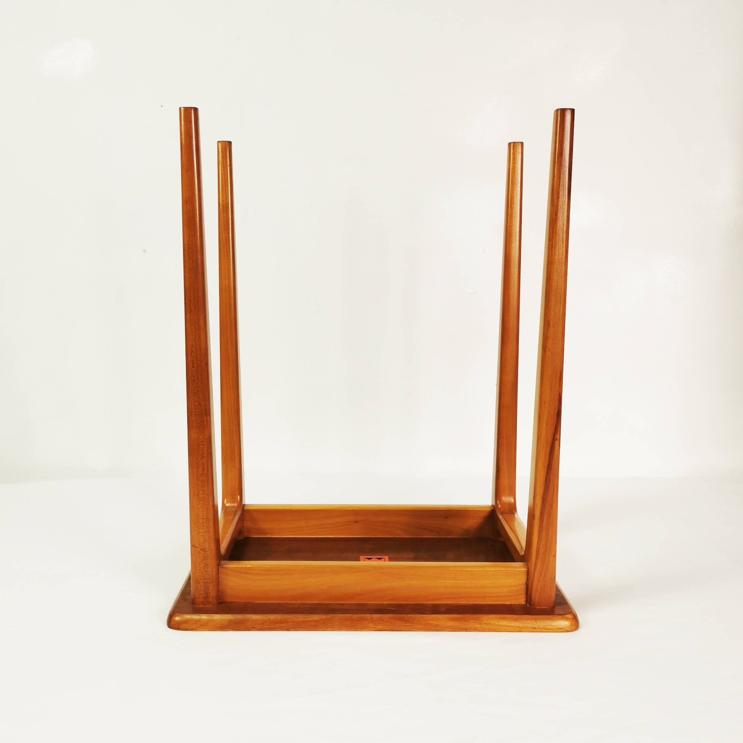 Minimalist side table, Lotos, Germany, 1960s.